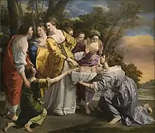 Moses Saved from the Waters (1633), Orazio Gentileschi