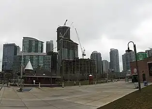 Condos next to the park