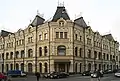 Building at 13, Kuznetsky Most Street (angle of Rozhdestvenka street&nbsp;[ru]), Crédit Lyonnais's branch office in Moscow until 1917; more recently used for offices of VTB Bank