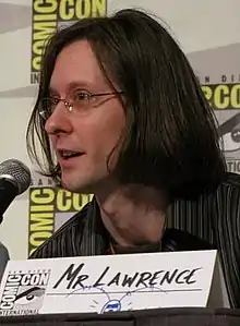 Mr. Lawrence, as Plankton, Potty the Parrot (since season&nbsp;10), Larry the Lobster, Realistic Fish Head, Fred, additional voices