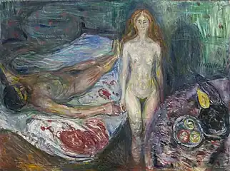 Death of Marat I 1907, 150 x 199&nbsp;cm, Munch Museum, Oslo