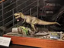 Jurassic Park pre-production stop-motion diorama by Tippett Studio