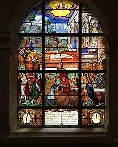 Window 10 – "The Mystical wine press" (1618)