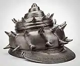 Nagasone Tojiro Mitsumasa, Helmet in the form of a Sea Conch Shell, 1618