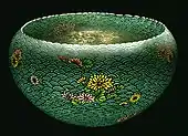 Tokyo Cloisonne Enamel, Shōtai Shippō by Namikawa Sōsuke (c. 1900), translucent plique-a-jour enamel on silver.