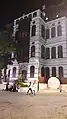 Traditional "rawashin" bay windows on Nasseef House in Jeddah, Saudi Arabia