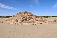 Nastasen's pyramid, Nuri, Sudan, North-east Africa.