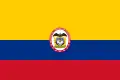 Military flag and naval ensign of United States of Colombia (1861–1886)
