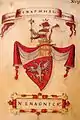 Coat of arms of House of Nemanjić, Korenić-Neorić Armorial (1595)
