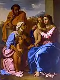The Holy Family with St Elizabeth and John the Baptist, c. 1655, Hermitage Museum