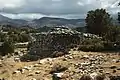 Shepherd's hut (mitato) on Nida Plateau, eastern side of Mt Ida
