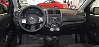 Nissan Versa interior (US; pre-facelift)