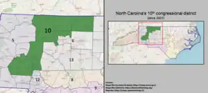 Static map of 2021-3 congressional district