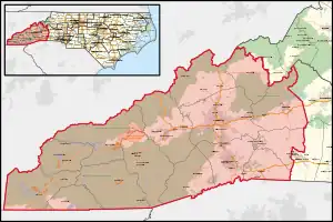 District boundaries from 2023 to 2025