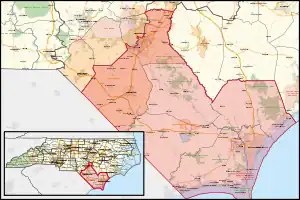District boundaries from 2023 to 2025