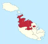 Map of the Northern Region