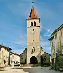 The church in Arinthod