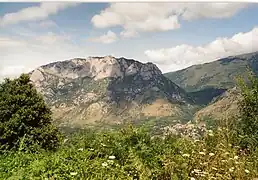The mountain of Quié de Sinsat at 1,484 metres (4,869&nbsp;ft)