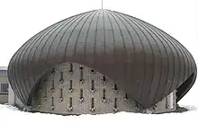An Ahmadiyya mosque in Hvidovre just outside Copenhagen. Is the first purpose-built mosque in Denmark.
