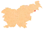 Location of the Municipality of Cirkulane in Slovenia