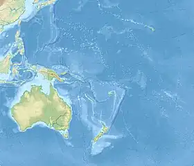 Auckland is located in Oceania