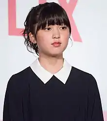 Ahn Seo-hyun at the Okja premiere in Japan in 2017