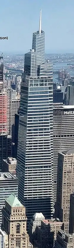 View of One Vanderbilt from the northwest