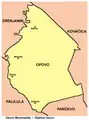 Map of Opovo municipality