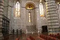 Orvieto Cathedral, traverse view