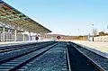 P'yŏngbu Line tracks that could bring trains to Pyongyang
