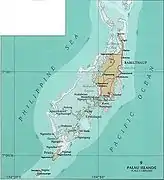 Relief of Palau