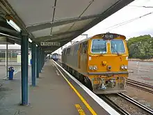 EF locomotive at Palmerston North 2007