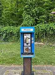 Payphone near Richmond, Virginia, United States, 2024.