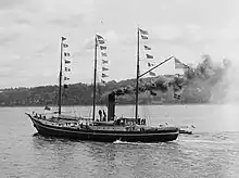 SS&nbsp;Roosevelt in 1909, prior to her 1917–1919 service as the "Pribilof tender."