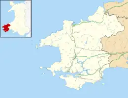 Boncath is located in Pembrokeshire