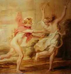 Apollon et Daphnéby Rubens, c.&nbsp;1636 (Musée Bonnat, Bayonne)