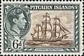 A 1940 stamp depicting HMS&nbsp;Bounty