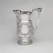 Pitcher; circa 1872; silver; overall: 28.6 x 15.6 x 21.9&nbsp;cm; Metropolitan Museum of Art