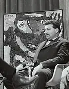 'Portrait of Appel with his painting', 1954