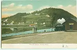 Railroad station, c. 1901–1907