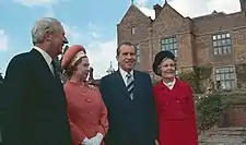 Heath, the Queen, Richard Nixon and Pat Nixon