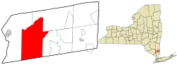 Location of Putnam Valley in New York