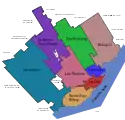 Boroughs of Quebec City prior to October 31, 2009.