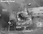 RAF Tornados destroying Libyan radar station