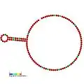 RF_site6: Secondary structure taken from the Rfam database. Family RF01094. Derived from Pseudobase PKB00128