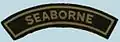 ROC Seaborne shoulder flash, worn below the "Royal Observer Corps" shoulder flash and group numerals, on both sleeves.