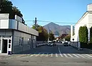 View towards the mountains