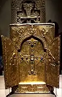 Reliquary of the Holy Cross of the Vegetarians (Khotakerats), dedicated in 1300 by Prince Eacchi Proshian