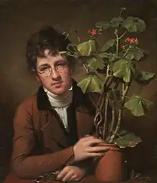 Rembrandt Peale, Rubens Peale With a Geranium, 1801, National Gallery of Art, Washington, D.C.