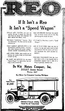 A 1919 REO Motor Car Company Advertisement. The Syracuse Herald, June&nbsp;8, 1919